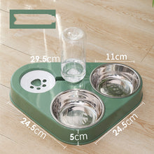 Load image into Gallery viewer, Dog Bowl Double Bowl Automatic Drinking Bowl