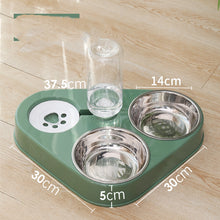 Load image into Gallery viewer, Dog Bowl Double Bowl Automatic Drinking Bowl