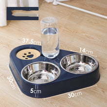Load image into Gallery viewer, Dog Bowl Double Bowl Automatic Drinking Bowl
