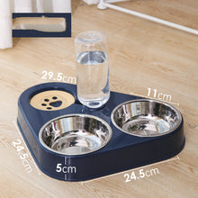 Load image into Gallery viewer, Dog Bowl Double Bowl Automatic Drinking Bowl