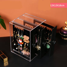 Load image into Gallery viewer, Desktop Earring Earrings Transparent Storage Box