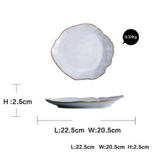 Load image into Gallery viewer, Irregular ceramic tableware