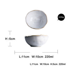 Load image into Gallery viewer, Irregular ceramic tableware