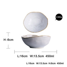 Load image into Gallery viewer, Irregular ceramic tableware