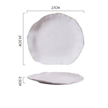 Load image into Gallery viewer, Irregular Shaped Tableware With Ceramic Rice Bowl