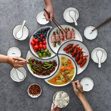 Load image into Gallery viewer, Moon Plate Reunion Bowl Ceramic Tableware