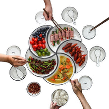 Load image into Gallery viewer, Moon Plate Reunion Bowl Ceramic Tableware