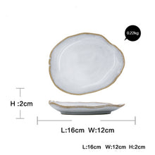 Load image into Gallery viewer, Irregular ceramic tableware