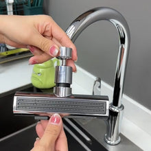 Load image into Gallery viewer, Kitchen Faucet Waterfall Outlet Splash Proof Universal Rotating Bubbler Multifunctional Water Nozzle Extension Kitchen Gadgets
