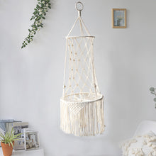 Load image into Gallery viewer, Macrame Hanging Pet Bed Macrame