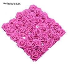 โหลดรูปภาพลงในเครื่องมือใช้ดูของ Gallery 10/20/30 Heads 8CM Artificial PE Foam Rose Flowers Bride Bouquet Flower For Wedding Party Decorative Scrapbooking DIY Flower
