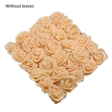 โหลดรูปภาพลงในเครื่องมือใช้ดูของ Gallery 10/20/30 Heads 8CM Artificial PE Foam Rose Flowers Bride Bouquet Flower For Wedding Party Decorative Scrapbooking DIY Flower