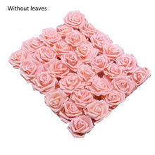 โหลดรูปภาพลงในเครื่องมือใช้ดูของ Gallery 10/20/30 Heads 8CM Artificial PE Foam Rose Flowers Bride Bouquet Flower For Wedding Party Decorative Scrapbooking DIY Flower
