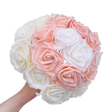 โหลดรูปภาพลงในเครื่องมือใช้ดูของ Gallery 10/20/30 Heads 8CM Artificial PE Foam Rose Flowers Bride Bouquet Flower For Wedding Party Decorative Scrapbooking DIY Flower