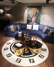 Load image into Gallery viewer, Luxury Classic Brand Circle Carpet