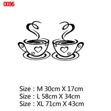 Load image into Gallery viewer, 22 Styles Large Kitchen Wall Sticker Home Decor Decals Vinyl Stickers for House Decoration Accessories Mural Wallpaper Poster