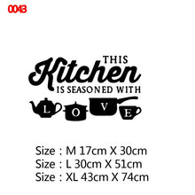 Load image into Gallery viewer, 22 Styles Large Kitchen Wall Sticker Home Decor Decals Vinyl Stickers for House Decoration Accessories Mural Wallpaper Poster
