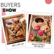 Load image into Gallery viewer, AZQSD Diamond Painting Coffee Cup Diamond Embroidery Flowers Kitchen Diamond Mosaic Scenery Picture Of Rhinestones Needlework
