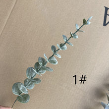 Load image into Gallery viewer, Artificial Eucalyptus Leaves Stems Eucalipto Branches Artificial Plants for Floral Bouquets Wedding Holiday Greenery Decor