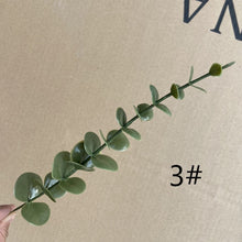 Load image into Gallery viewer, Artificial Eucalyptus Leaves Stems Eucalipto Branches Artificial Plants for Floral Bouquets Wedding Holiday Greenery Decor
