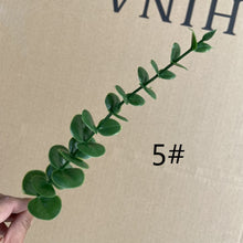 Load image into Gallery viewer, Artificial Eucalyptus Leaves Stems Eucalipto Branches Artificial Plants for Floral Bouquets Wedding Holiday Greenery Decor