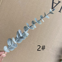 Load image into Gallery viewer, Artificial Eucalyptus Leaves Stems Eucalipto Branches Artificial Plants for Floral Bouquets Wedding Holiday Greenery Decor