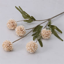 Load image into Gallery viewer, Artificial Flower Yapay Bitki Dandelion False Flower Small Thorn Ball White Hydrangea Simulation Plant For Home Wedding Decor