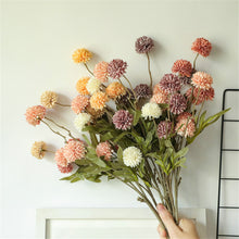 Load image into Gallery viewer, Artificial Flower Yapay Bitki Dandelion False Flower Small Thorn Ball White Hydrangea Simulation Plant For Home Wedding Decor