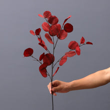 Load image into Gallery viewer, Autumn simulation silk apple leaf eucalypto flower arrangement materials Sen Department green plants Wedding home auditorium