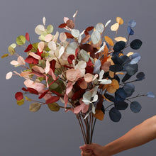 Load image into Gallery viewer, Autumn simulation silk apple leaf eucalypto flower arrangement materials Sen Department green plants Wedding home auditorium