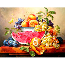 Load image into Gallery viewer, DIY 5D Diamond Painting Fruit Diamond Embroidery Full Round Drill Mosaic Picture Rhinestone Cross Stitch Kitchen Wall Home Decor