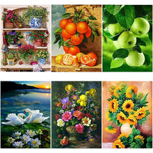 Load image into Gallery viewer, DIY 5D Diamond Painting Fruit Diamond Embroidery Full Round Drill Mosaic Picture Rhinestone Cross Stitch Kitchen Wall Home Decor