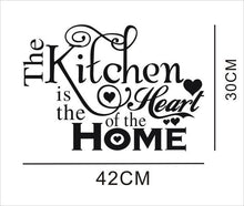 Load image into Gallery viewer, Kitchen Wall Stickers Vinyl Wall Decals for Kitchen English Quote Home Decor Art Decorative Stickers PVC Dining Room For Bar PVC
