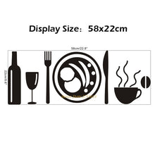 Load image into Gallery viewer, Kitchen Wall Stickers Vinyl Wall Decals for Kitchen English Quote Home Decor Art Decorative Stickers PVC Dining Room For Bar PVC