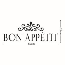 Load image into Gallery viewer, Kitchen Wall Stickers Vinyl Wall Decals for Kitchen English Quote Home Decor Art Decorative Stickers PVC Dining Room For Bar PVC