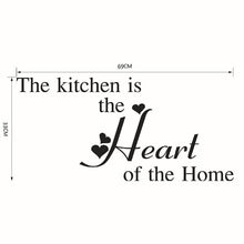 Load image into Gallery viewer, Kitchen Wall Stickers Vinyl Wall Decals for Kitchen English Quote Home Decor Art Decorative Stickers PVC Dining Room For Bar PVC