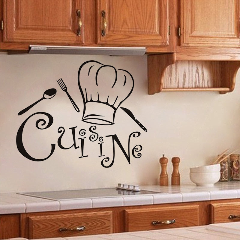 Wall Stickers Vinyl Wall Decals for Kitchen English Quote Home – CabalticaLiving