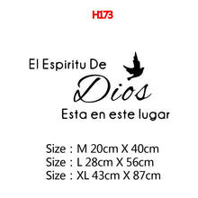 Load image into Gallery viewer, Large Spanish Quotes Phrase Art Vinyl Wall Stickers For Office Room Study Bedroom Home Decoration Sticker Mural Wall Decal Decor