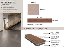 Load image into Gallery viewer, LVT & SPC (wood) Flooring Color: UA6280
