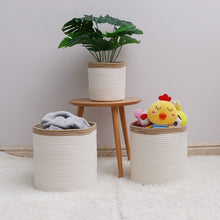 โหลดรูปภาพลงในเครื่องมือใช้ดูของ Gallery Cotton Rope Basket : CRB00001