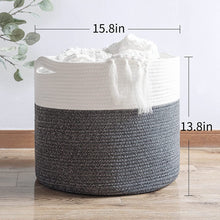 Load image into Gallery viewer, Large Cotton Basket CL0009 (Free Shipping)