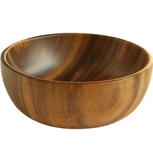 Load image into Gallery viewer, Salad Bowl Household Children&#39;s Wooden Bowl
