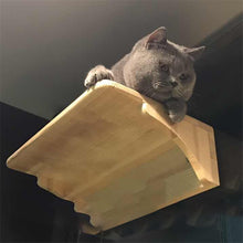 Load image into Gallery viewer, Wall-mounted wooden cat litter
