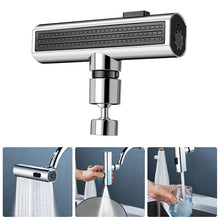 โหลดรูปภาพลงในเครื่องมือใช้ดูของ Gallery Kitchen Faucet Waterfall Outlet Splash Proof Universal Rotating Bubbler Multifunctional Water Nozzle Extension Kitchen Gadgets
