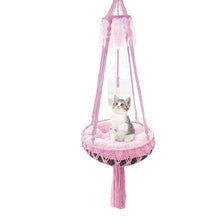 โหลดรูปภาพลงในเครื่องมือใช้ดูของ Gallery Cat Hammock Hanging Nest Basket Swing
