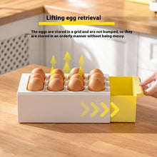 โหลดรูปภาพลงในเครื่องมือใช้ดูของ Gallery Household Kitchen Drawer-styled Fresh-keeping Egg Storage Box
