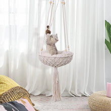 โหลดรูปภาพลงในเครื่องมือใช้ดูของ Gallery Cat Hammock Hanging Nest Basket Swing
