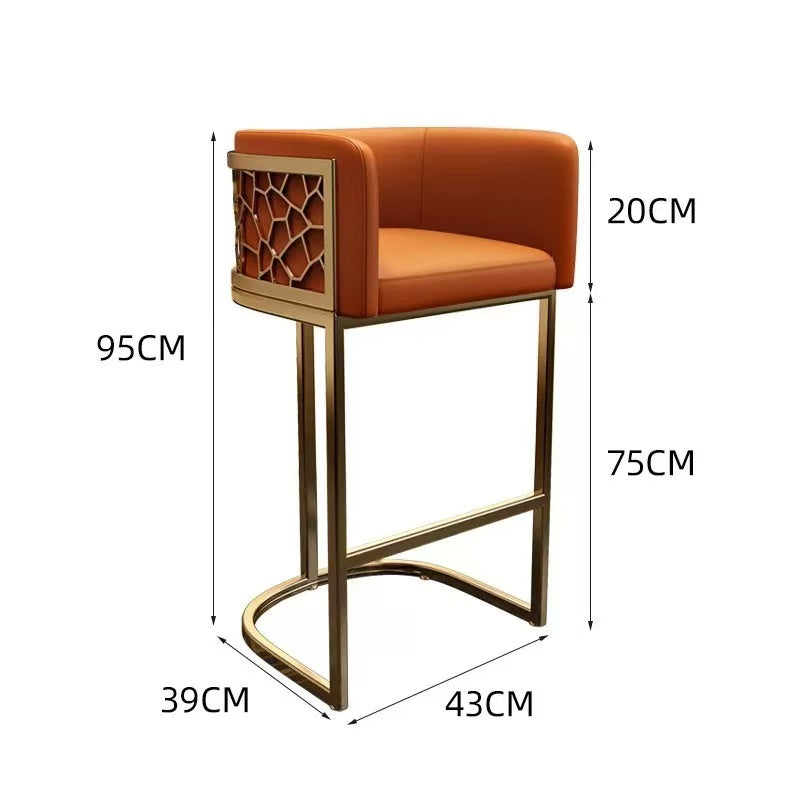 Modern Metal Bar Chair