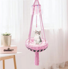 โหลดรูปภาพลงในเครื่องมือใช้ดูของ Gallery Cat Hammock Hanging Nest Basket Swing
