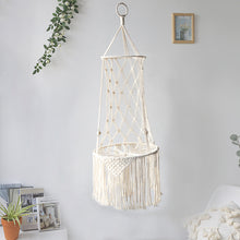 Load image into Gallery viewer, Macrame Hanging Pet Bed Macrame
